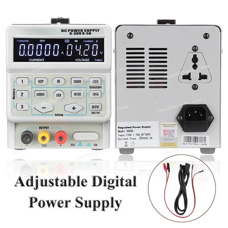 3005D High Precision Digital A - High Precision Dc Power Supply 30V 10A ulasan dan harga