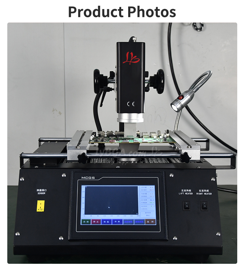 LY R5800 3 Zones Hot-Air BGA R - Infrared Bga Rework Station ulasan dan harga