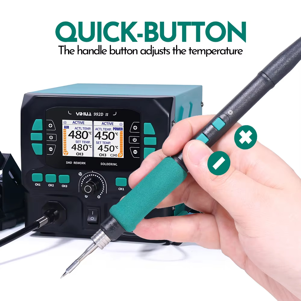 YIHUA 992D-II Soldering Statio - C210 Precision Soldering Station ulasan dan harga
