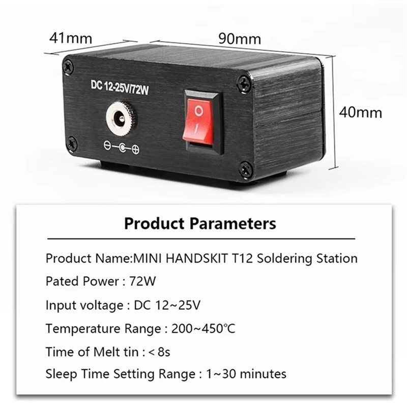 AB11-T12 For Home Repairing So - T12 Soldering Station Oled ulasan dan harga