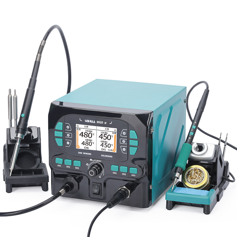 YIHUA 992D-II 2 In 1 LCD Displ - C210 Precision Soldering Station ulasan dan harga
