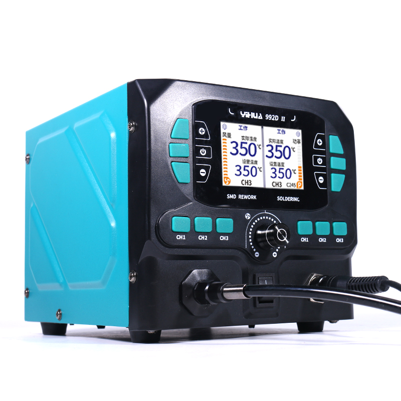 YIHUA 992D-II 2 In 1 LCD Displ - C210 Precision Soldering Station ulasan dan harga