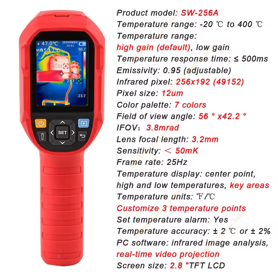 SNDWAY SW-8120S SW-256A Therma - Thermal Imaging Camera Pcb Repair ulasan dan harga