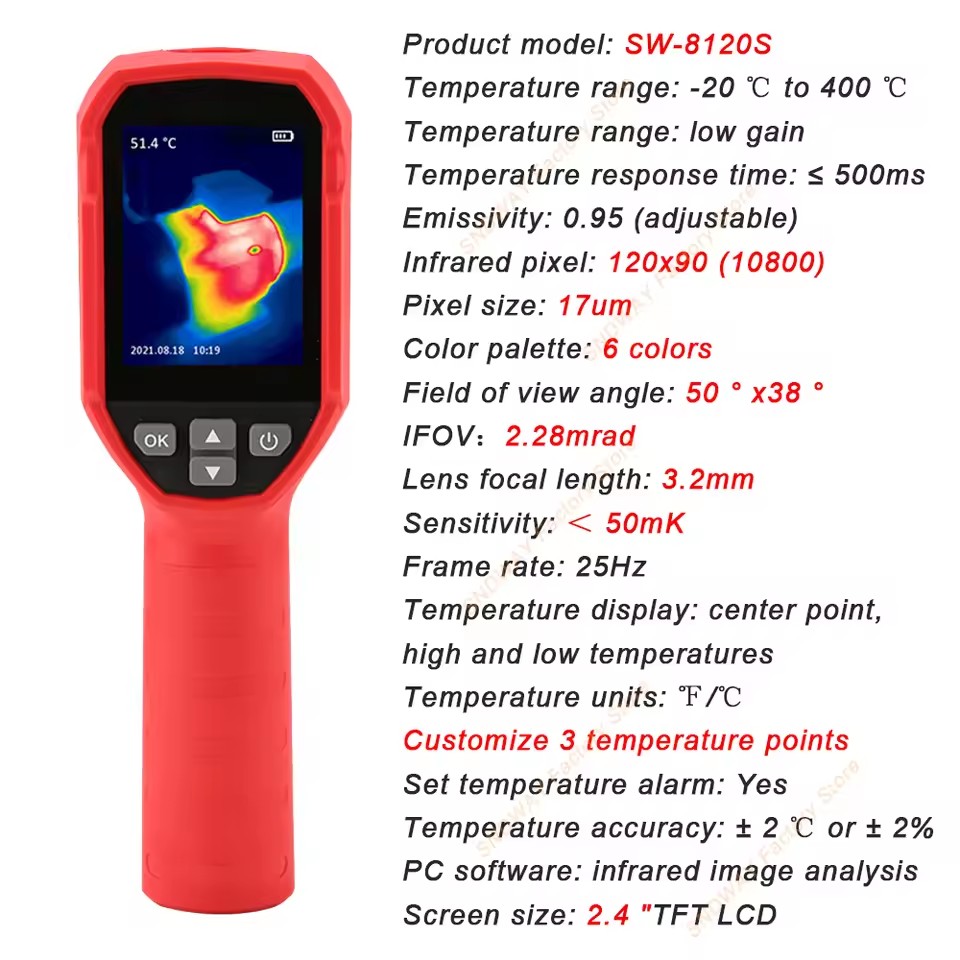 SNDWAY SW-8120S SW-256A Therma - Thermal Imaging Camera Pcb Repair ulasan dan harga